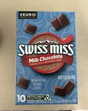 Keurig Coffee Pods Swiss Miss Milk Chocolate Hot Cocoa Mix -10 Count