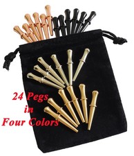 Metal Cribbage Pegs, 1 3/8  tall, Tapered for...