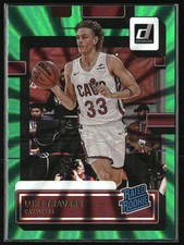 2022-23 Donruss #248 Luke Travers Holo Laser Green