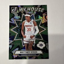 2025 Panini Donruss WNBA - My House Brittney Sykes #18 Green Fireworks /399