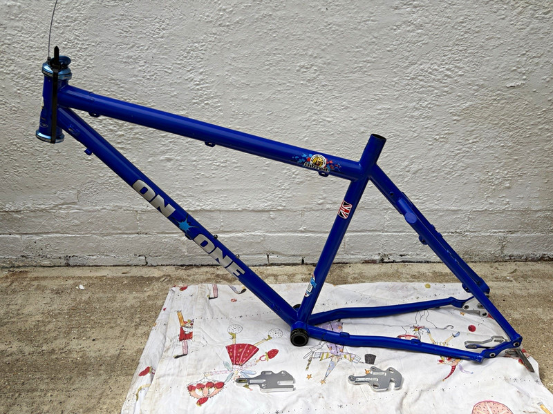 On-One Inbred 17in (M) Chromoly Steel Mountain Bike Frame - single speed/geared