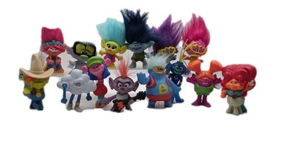DreamWorks Trolls Figure Lot of 15 Poppy Branch Cooper Guy Diamond + More
