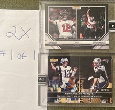 Tom Brady & Gronk # 1/1  Lot Rare Black Instants Both One Of One’s.  Best Combo