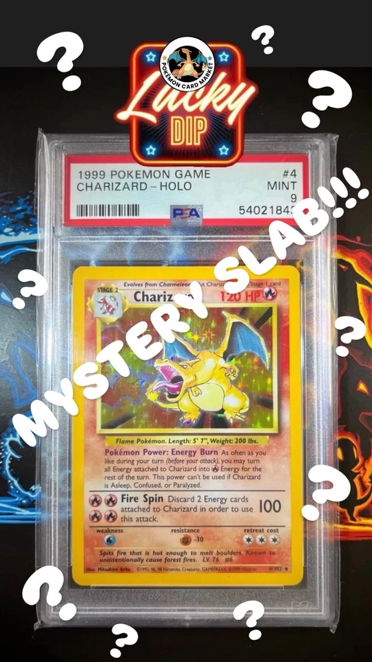 Mystery Pokemon Graded Card Slab - Random - PSA 9 Charizard. Read Description! - Image 4 of 4