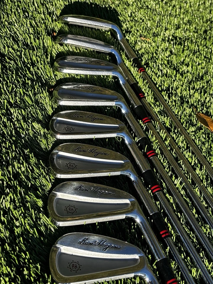 Juego de empuñaduras originales Ben Hogan Apex Plus hierro forjado 3-E diestro Apex 4 ejes juego limpio Foto 2 de 4