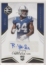 2019 Panini Limited Rookie Auto 39/99 Rock Ya-Sin #211 Auto 1u6