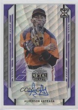 2021 Leaf Metal Draft Purple Wave /15 Aeverson Arteaga #BA-AA1 Auto 0t2