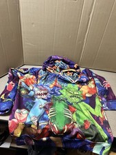 Rick and Morty Hoodie Sweatshirt Pullover Graphic Multicolor Adult Medium