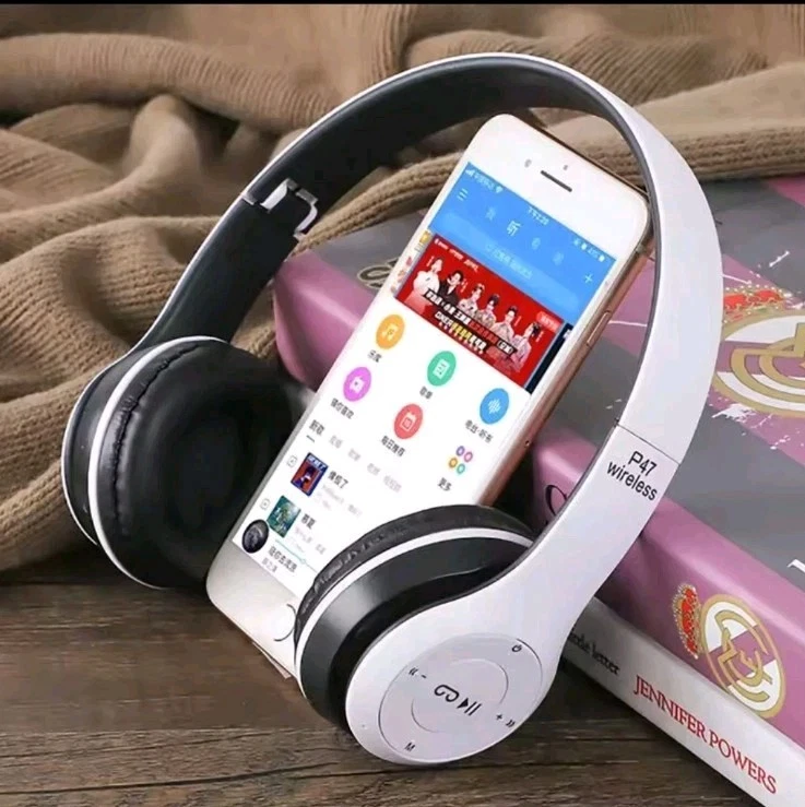 P47 Stereo Headset Bluetooth 5 0 Folding Series Wireless Sports Game Headset - Image 2 of 4