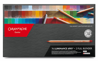Caran D'Ache 76 Luminance 6901 Permanentstifte + 2 Mixer UVP 350£