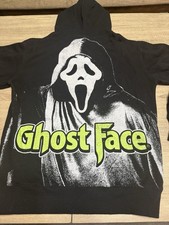 Ghost Face Hoodie Scream Movie Black Pullover Hoodie Bioworld Sweatshirt Small
