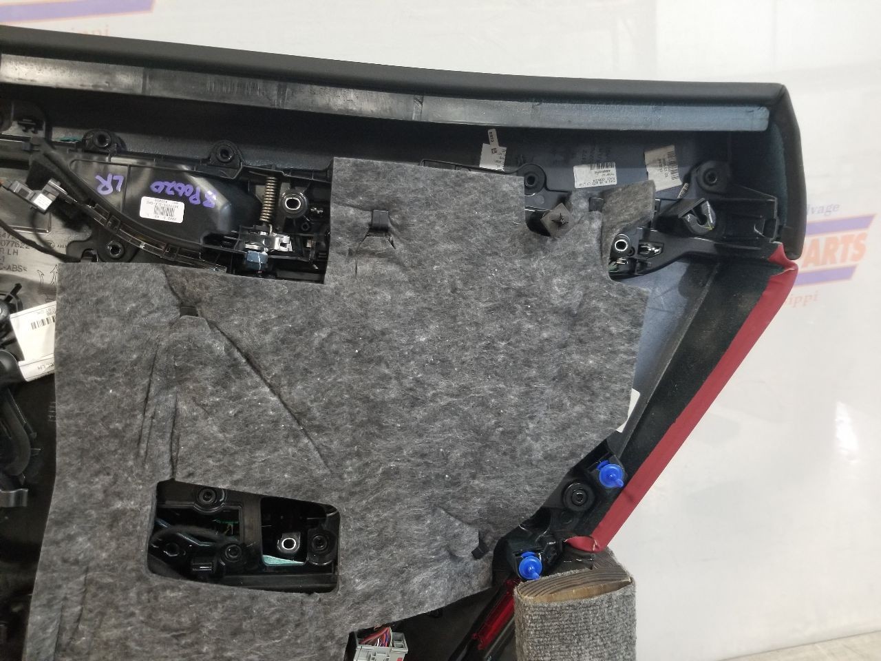 22 2022 MASERATI LEVANTE MODENA S DOOR TRIM PANEL REAR LEFT DRIVER RED 