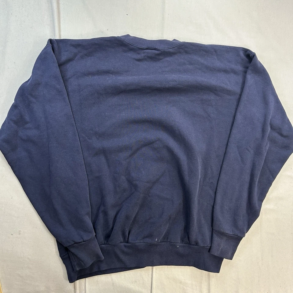 Sudadera De Colección Años 90 Notre Dame Lucha Irlandesa Cuello Redondo Hombre’s XL Azul Marino Nuez moscada Foto 4 de 4