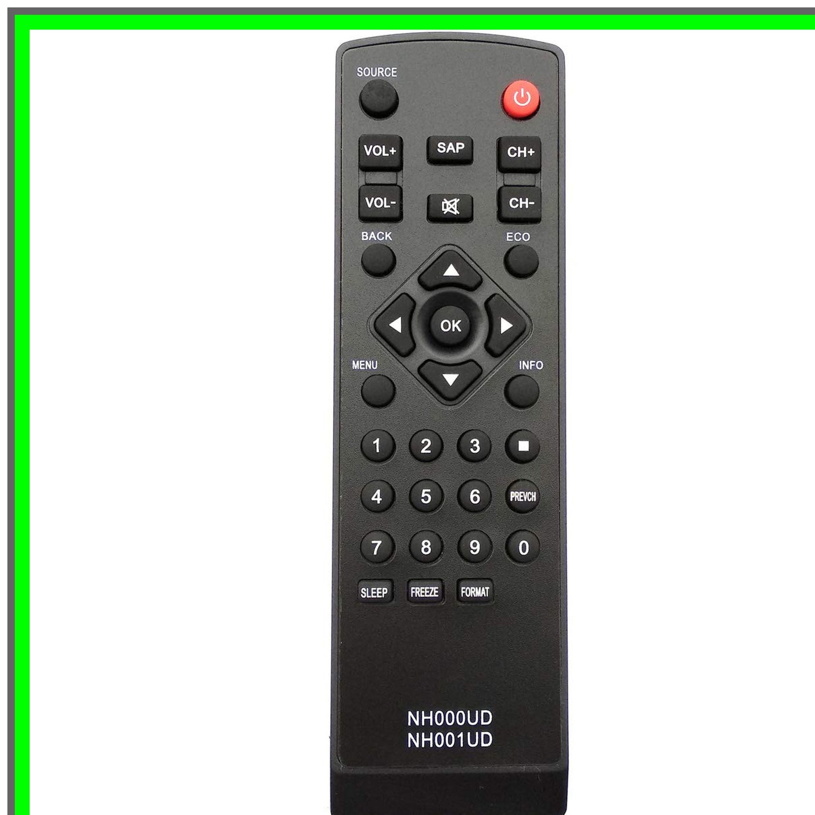 Sylvania Emerson Universal Remote Control for Multiple TV Mo