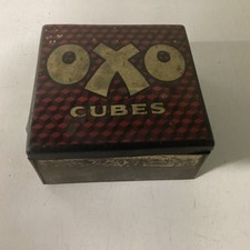 OXO Vintage Metal Tin Cube Restoration Product Used Condition