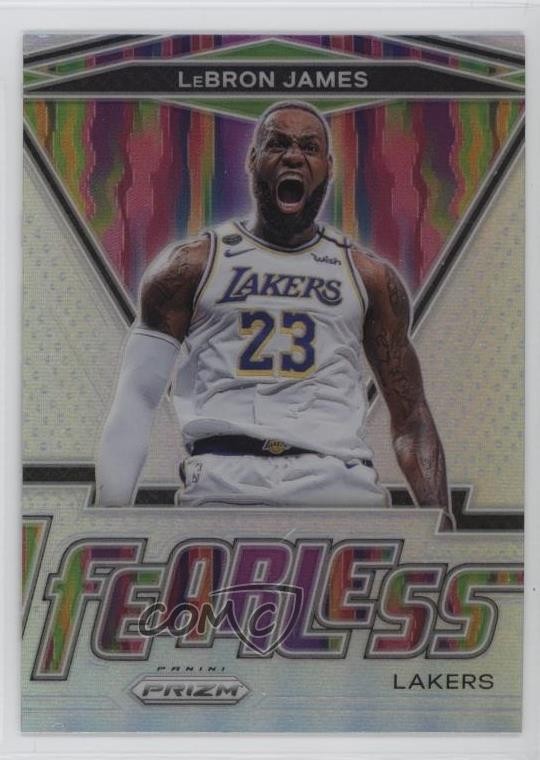 2020-21 Panini Prizm Fearless Silver Prizm LeBron James #6 1qp0