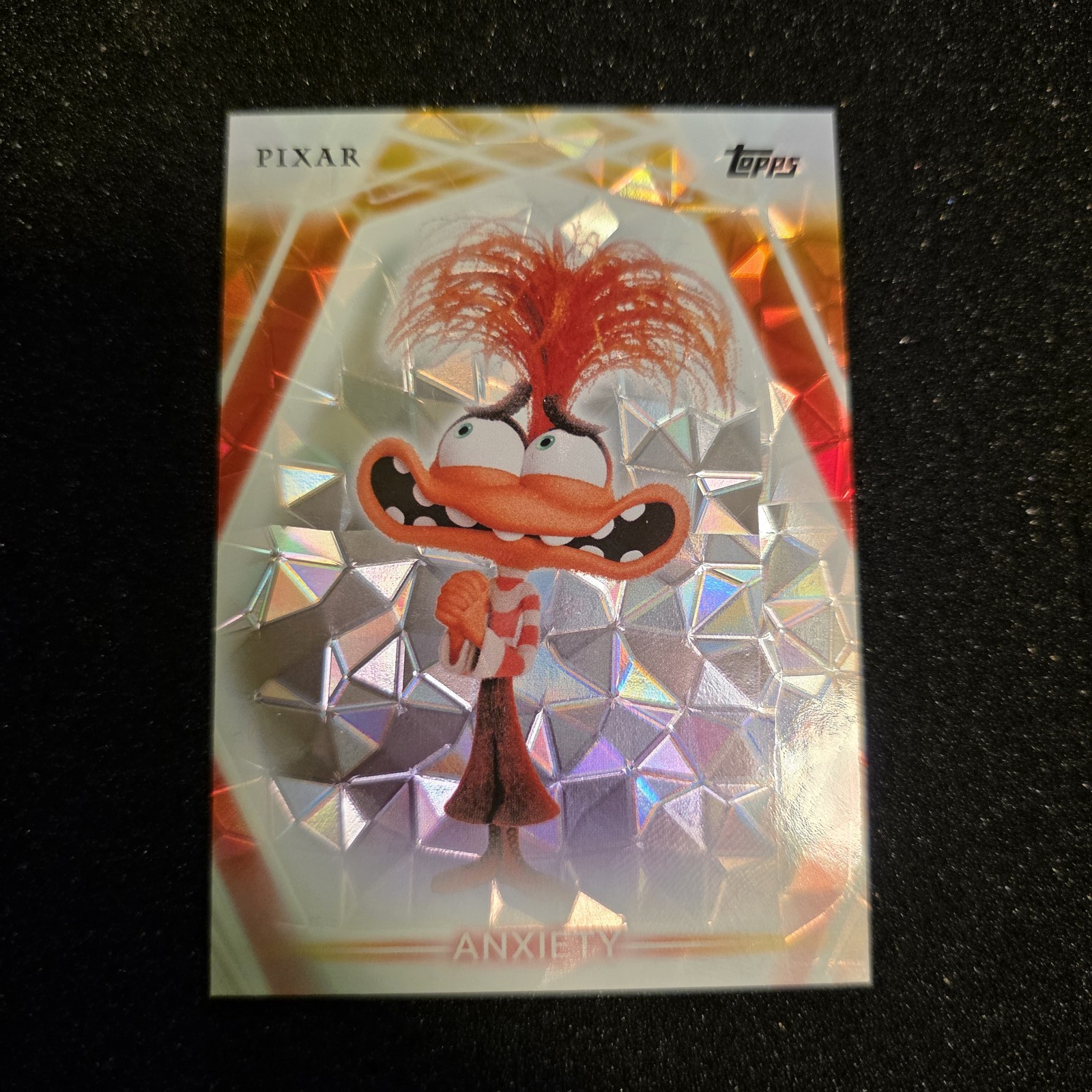 2025 Topps Pixar Gold #95 Anxiety Diamante