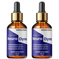  2 Pack Neurodyne Drops Advanced Nerve Health Support, Neuro Dyne 60 Servings