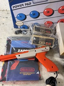 VTG Nintendo NES Power Set System Complete CIB Box Inserts Controller Pad WORKS