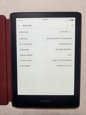Amazon Kindle Paperwhite 11th Generation 16GB Black Bundle With Case and Carrier