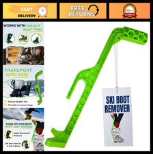 Ergonomic Ski Boot Removal Horn Tool - Back-Friendly Design for Seniors & Athlet