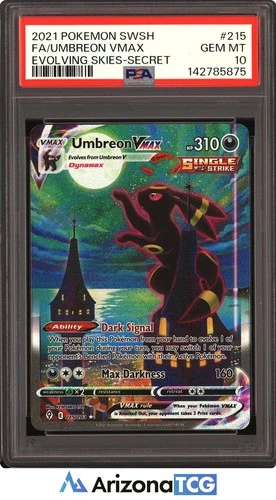 Pokemon 2021 Umbreon VMAX 215/203 Alt Art Evolving Skies GEM MINT PSA 10