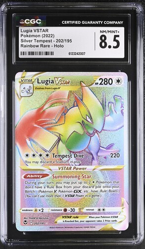 Lugia VSTAR graded CGC 8.5 for sale on eBay