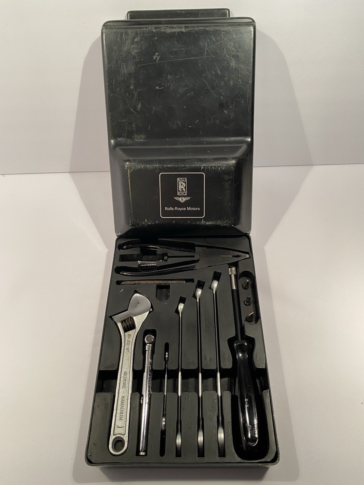 VINTAGE ROLLS ROYCE BENTLEY TOOL SET SPARE BULB KIT 1980’s Silver Spirit Shadow