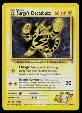 Pokemon Card - Lt. Surge's Electabuzz Gym Heroes 27/132 Rare on eBay
