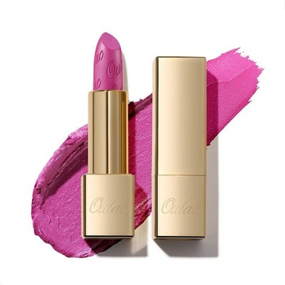 Oulac Metallic Shine Lipstick Stick, Metallic Finish, Fuchsia Shade