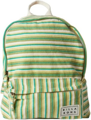Billabong Women's Mini Mama Canvas Backpack, Palm Green, Medium Sealed New