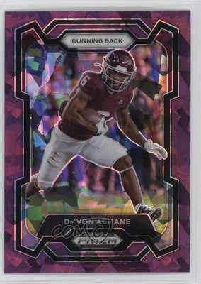 2024 Panini Prizm Draft Picks Purple Ice Prizm 6/149 De'Von Achane #92 1tg0