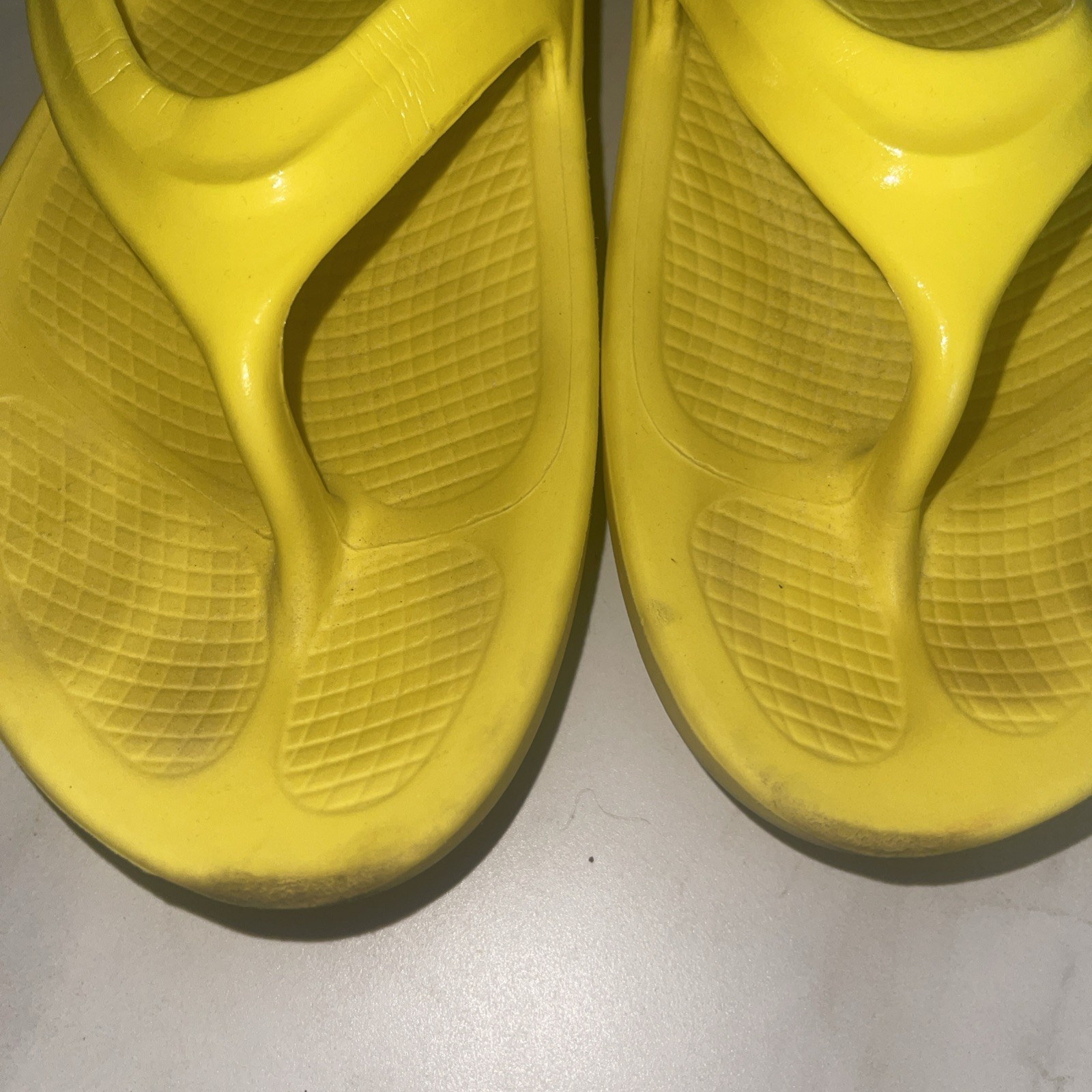 PANTOFOLA D’ORO Infradito donna Oofos giallo casual da recupero comodo taglia 10 41