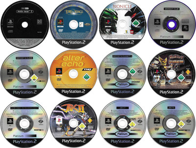 PS2 & PS1 Spiele Konvolut Lose CD's