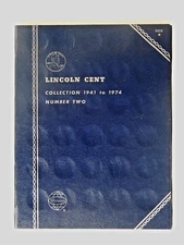 #9030 Coin Book (1941-1974) Lincoln Cent (Number Two)