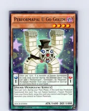 Yu-Gi-Oh TCG Performapal U Go Golem MACR-EN004 1st Edition Rare Card NM