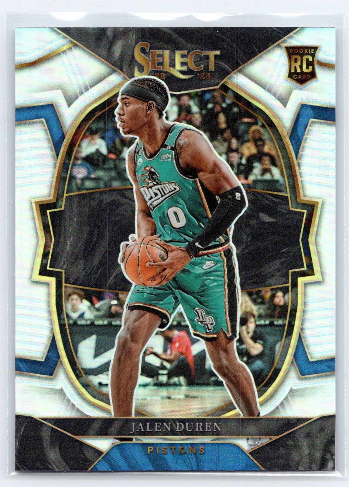 2022-23 Panini Select Silver Prizm Jalen Duren RC #98 Detroit Pistons