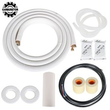 16 Feet White 3/8- 5/8 Dia. Install Kit For Mini Split Heat Pump Systems