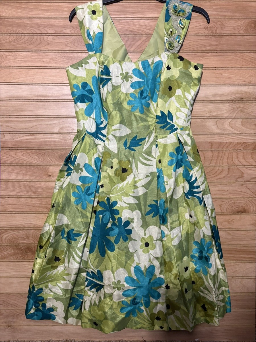 robbie dress green Jonah Mini Dress Green Leopard main image 1