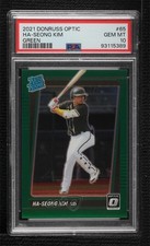2021 Donruss Optic Rated Rookie Green Prizm 3/5 Ha-Seong Kim PSA 10 GEM MT 8uc