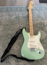 American Special Fender Stratocaster Electric Guitar Surf Green