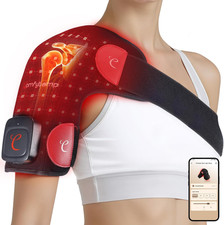 3D Cordless Red Light Therapy for Shoulder, 94 Leds, Portable
