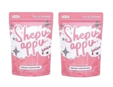 2-Pack You Glow Babe SHAPE UP SHEPU APPU Juice Powder Mix 10 Sachets x 15g Each