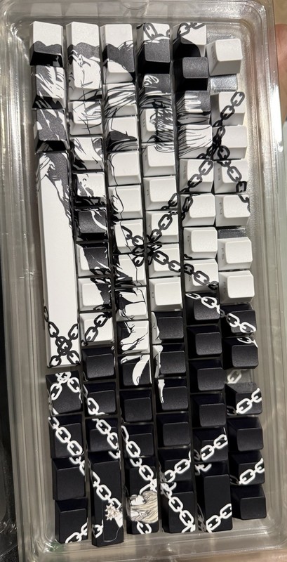 NEW Chainsaw Man Makima Anime Keycap Set PBT 129 Keys Cherry MX Red