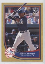 2018 Topps Big League Gold Miguel Andujar #166 0g0w