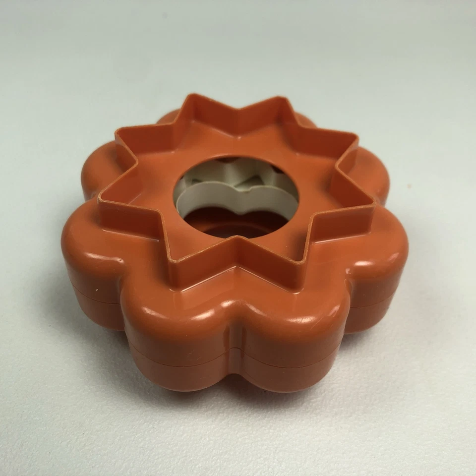 Tupperware Keksausstecher Ausstechformen vintage orange weiss - Bild 3 von 4