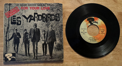 45 7'' FRENCH EP THE YARDBIRDS FOR YOUR LOVE