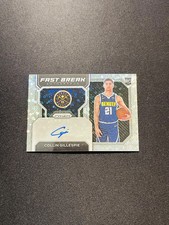 2022-23 Panini Prizm Fast Break Auto Collin Gillespie RC #FBR-CLG Nuggets XV44