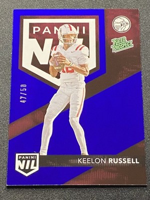 2025 Panini NSCC Silver Packs National Keelon Russell Rated Prospect Blue /50
