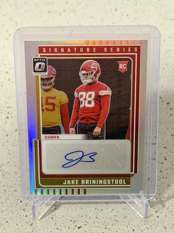 2025 Panini Donruss Optic Jake Briningstool Signature Series Holo Prizm Auto!